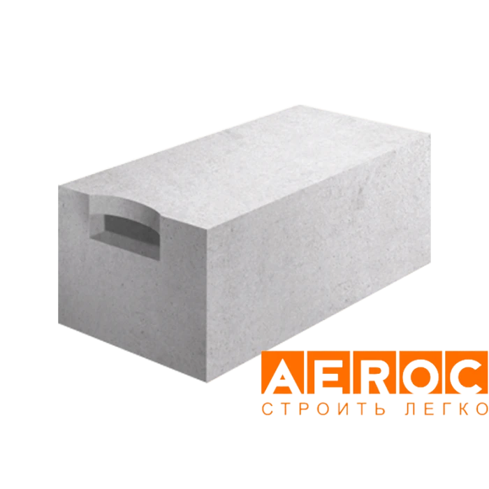 Газобетон Aeroc D400 375х250х625 мм