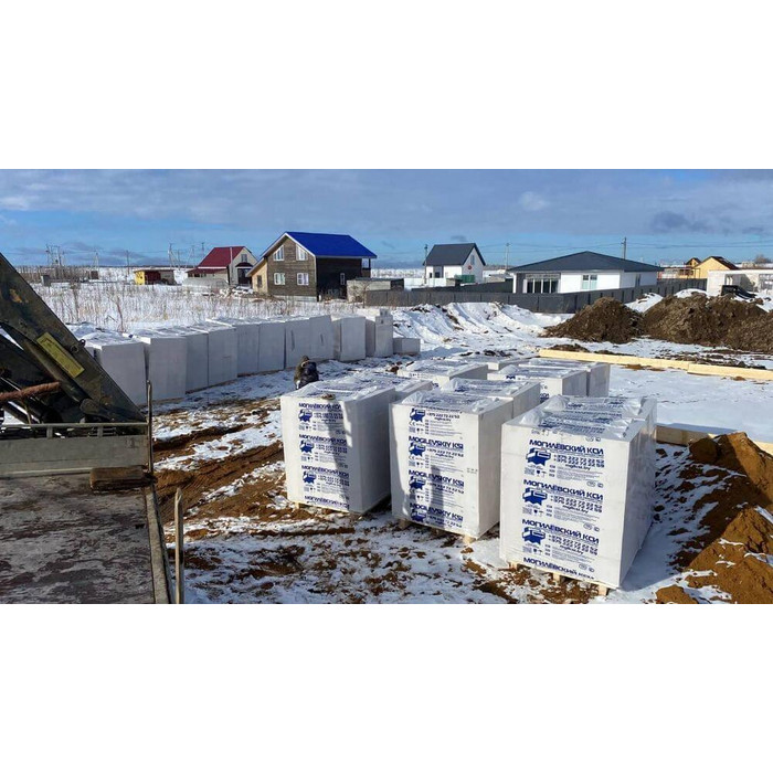 Газобетон Могилевский КСИ D600 250x250x625 мм фото 2