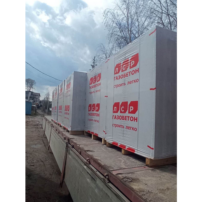 Газобетон ЛСР Сертолово D500 375х250х625 мм фото 2